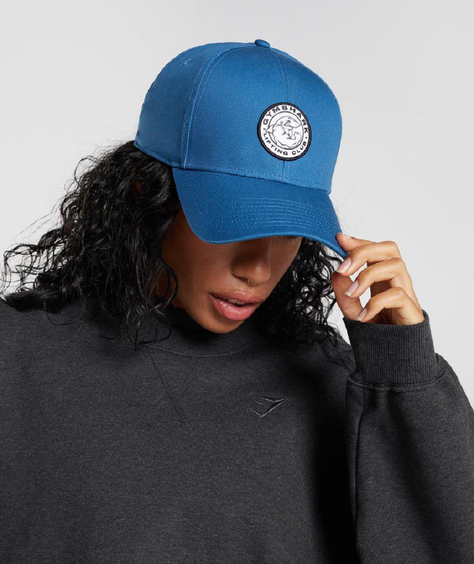 Sombreros Gymshark Legacy Cap Mujer Azules | CO 3034VRW